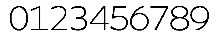 Geomini 200 Font OTHER CHARS