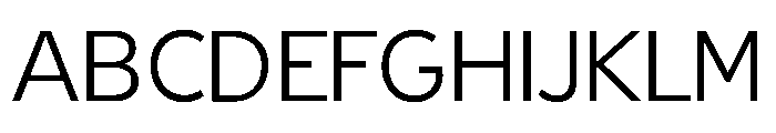 Geomini 300 Font UPPERCASE