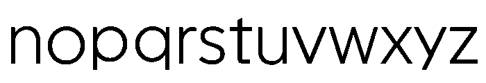 Geomini 300 Font LOWERCASE