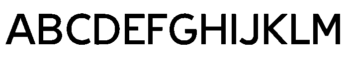Geomini 500 Font UPPERCASE