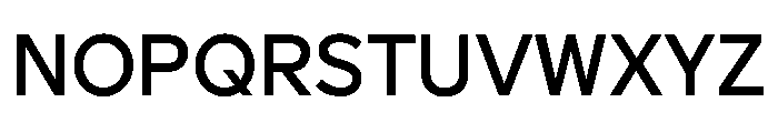 Geomini 500 Font UPPERCASE
