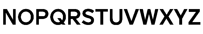 Geomini 600 Font UPPERCASE