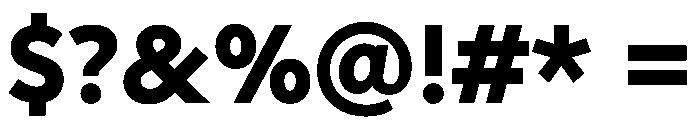 Geomini 800 Font OTHER CHARS