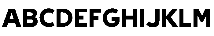 Geomini 800 Font UPPERCASE
