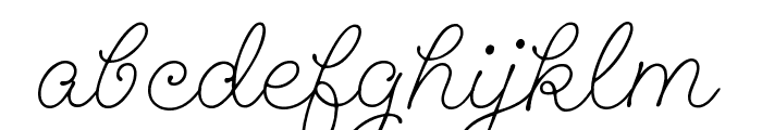 GeeohHmk Font LOWERCASE