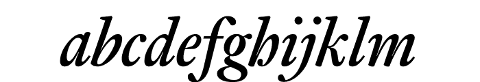 Genath Bold Italic Font LOWERCASE