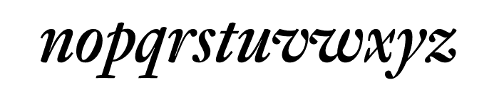 Genath Bold Italic Font LOWERCASE