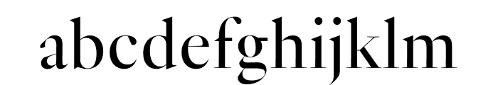 Genath Display Font LOWERCASE