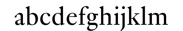 Genath Regular Font LOWERCASE