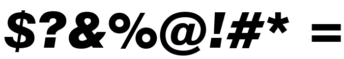 GenevaBlck Oblique Font OTHER CHARS