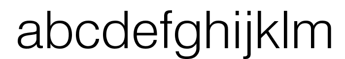 GenevaLght Font LOWERCASE