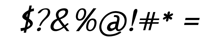 Genosa-BoldItalic Font OTHER CHARS