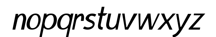 Genosa-BoldItalic Font LOWERCASE