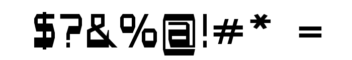 Gentro-ExpandedBold Font OTHER CHARS