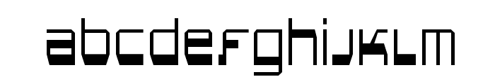 Gentro-ExpandedRegular Font LOWERCASE