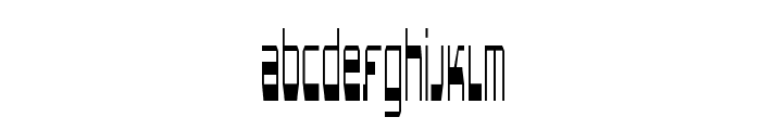 Gentro-ExtracondensedRegular Font LOWERCASE