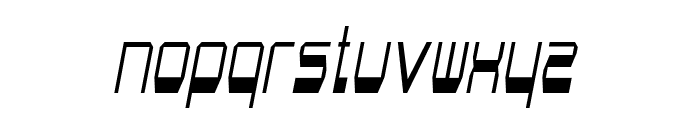 Gentro-Italic Font LOWERCASE