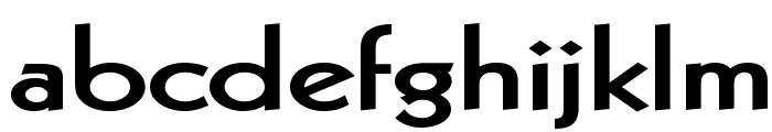Geo 112 Extended Bold Font LOWERCASE