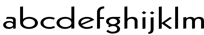 Geo 112 Extended Normal Font LOWERCASE
