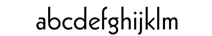 Geo 112 Normal Font LOWERCASE