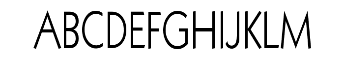 Geo 112 Thin Normal Font UPPERCASE