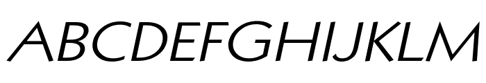 Geo 112 Wide Italic Font UPPERCASE