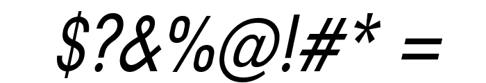 Geo 579 Condensed Italic Font OTHER CHARS