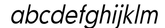 Geo 579 Condensed Italic Font LOWERCASE