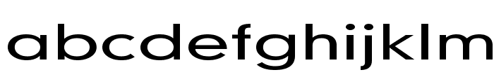 Geo 579 Extended Normal Font LOWERCASE