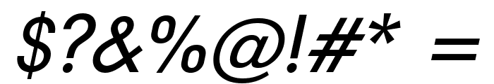 Geo 579 Italic Font OTHER CHARS