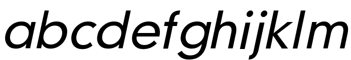 Geo 579 Italic Font LOWERCASE