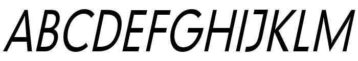 Geo 579 Thin Italic Font UPPERCASE