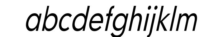 Geo 579 Thin Italic Font LOWERCASE