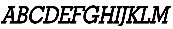 Geo Condensed Bold Italic Font UPPERCASE