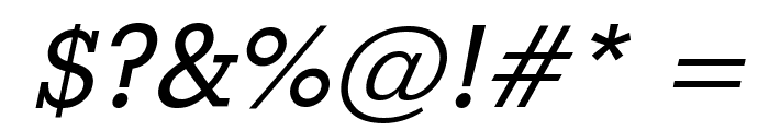 Geo Condensed Italic Font OTHER CHARS