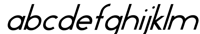 Geo Italic Font LOWERCASE