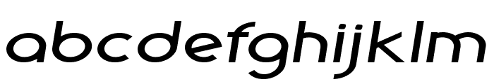 Geode-ExpandedBold Font LOWERCASE