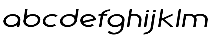 Geode-ExpandedRegular Font LOWERCASE