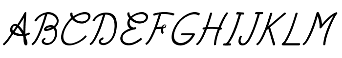 Georgio-BoldItalic Font UPPERCASE