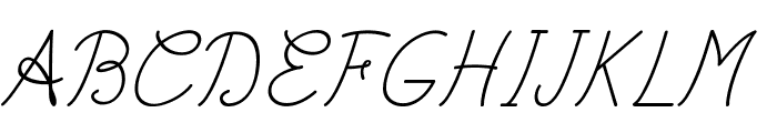 Georgio-Italic Font UPPERCASE