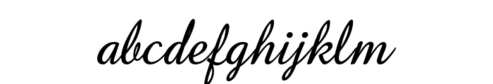 GershwinScript-Bold Font LOWERCASE