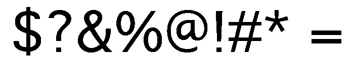 Geneva CY Font OTHER CHARS