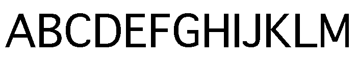 Geneva CY Font UPPERCASE