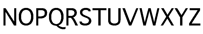 Geneva CY Font UPPERCASE