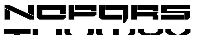 Gendouki Regular Font UPPERCASE