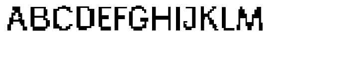 Generation Pixel Font UPPERCASE