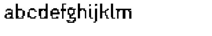 Generation Pixel Font LOWERCASE