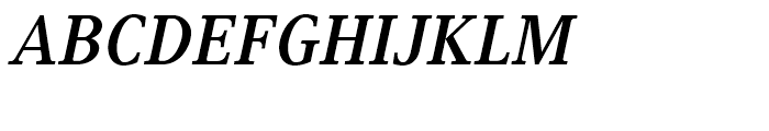 Generis Serif Bold Italic Font UPPERCASE
