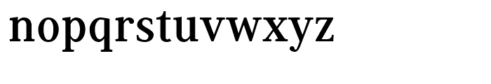 Generis Serif Bold Font LOWERCASE