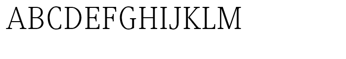 Generis Serif Light Font UPPERCASE